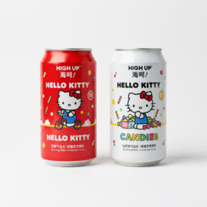 Hello Kitty Less Sugar Sparkling Water - Strawberry Lemonade Flavor