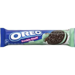 Oreo Double Stuff Mint Flavor Sandwich Cookies