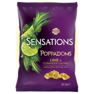 Lays-Walkers sensations poppadoms lime and coriander chutney - 2.91 Oz - UNITED KINGDOM