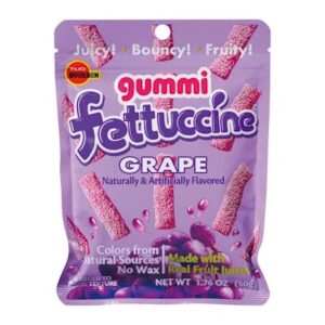 Fettuccine Gummi Candy - Grape Flavor