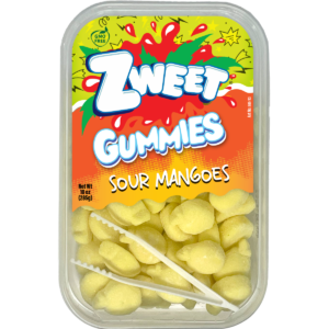 Sour Gummy Mangoes | 10 oz | Zweet: Pack of 1